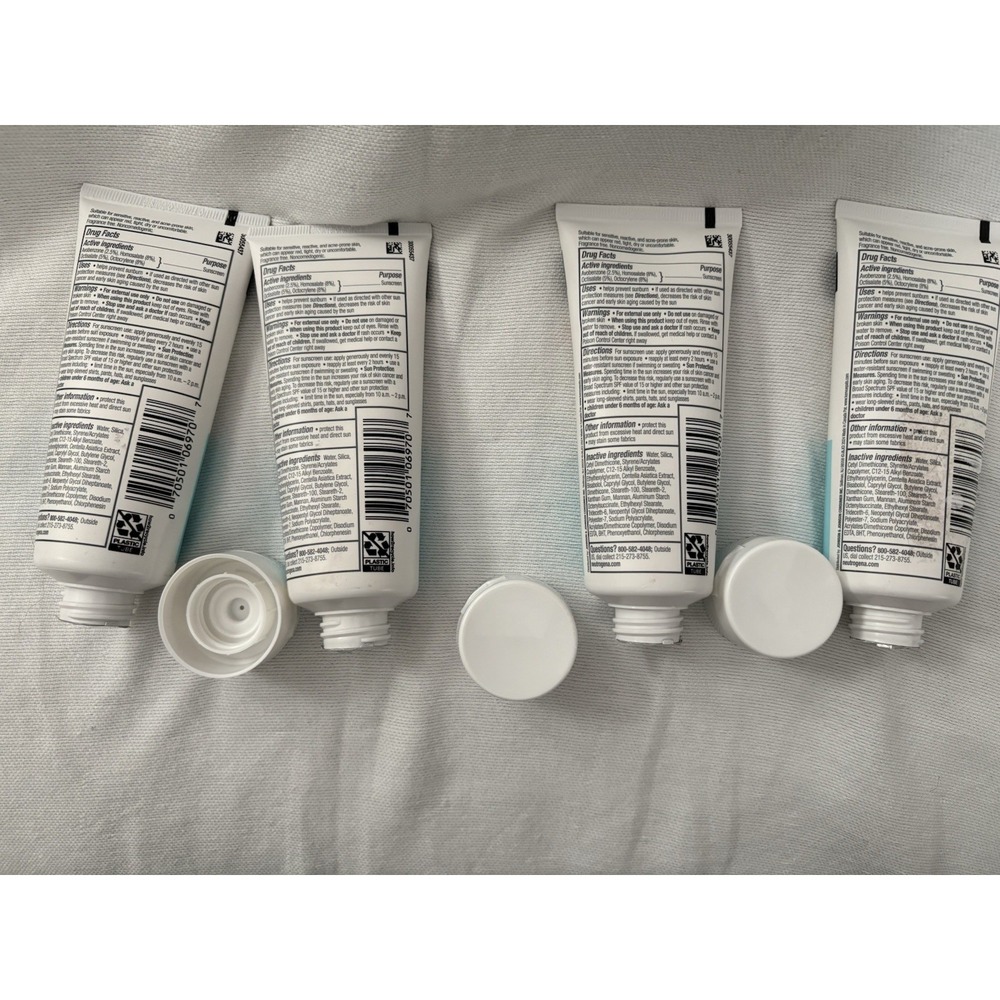 NEW Neutrogena Ultra Gentle SPF 30 Daily Moisturizer 3.4 fl oz each 4 PACKS - Picture 4 of 4